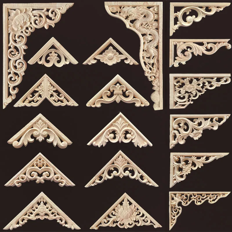 Wood Corner Joint Onlay Appliq - Luxury Lifestyle Items 评论和价格