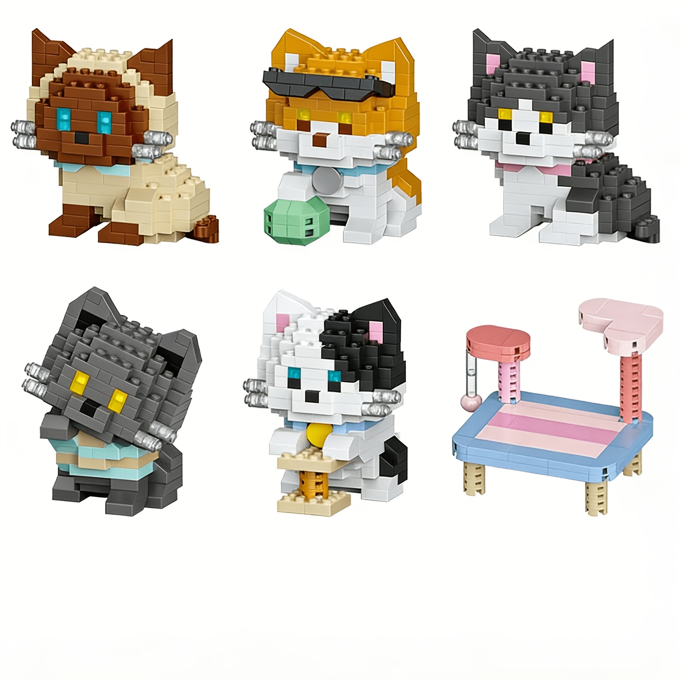 Cat Series Building Blocks Set - Luxury Lifestyle Items 评论和价格