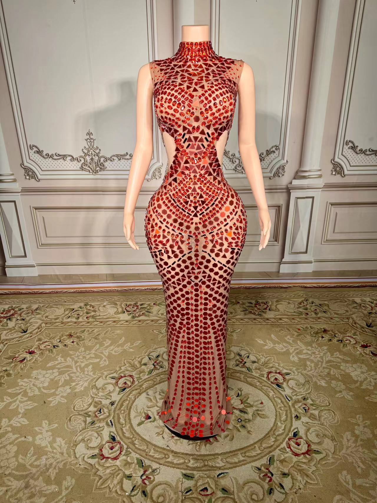 Luxury Mirror Rhinestones Long - Luxury Lifestyle Photography 评论和价格