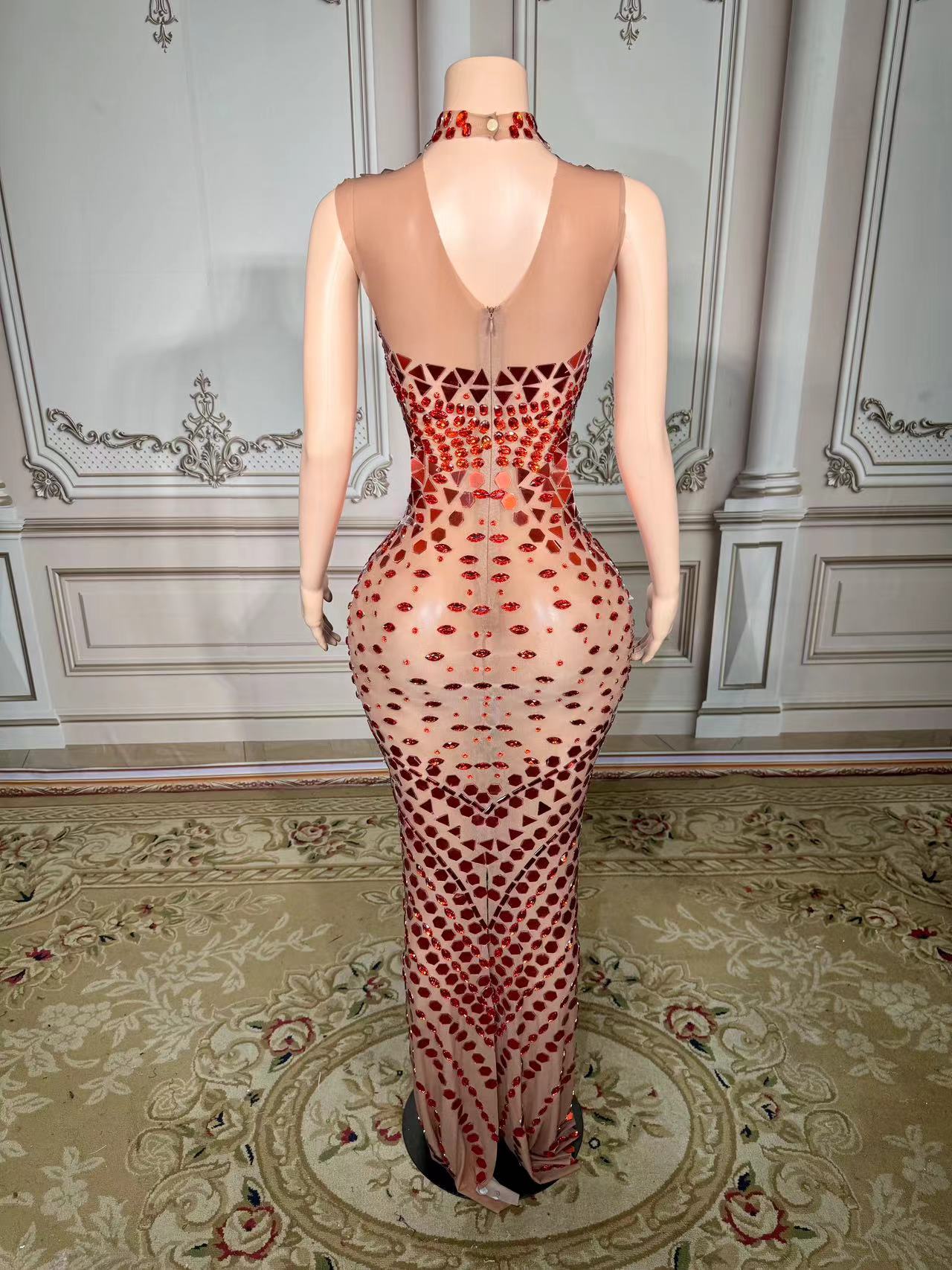 Luxury Mirror Rhinestones Long - Luxury Lifestyle Photography 评论和价格